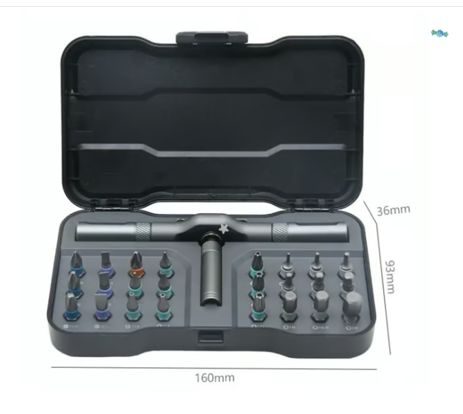 🔥Amazon original price $39.99🔥24 in 1 DlY Screwdriver Set Magnetic Compact and Portable Ratchet Screwdriver