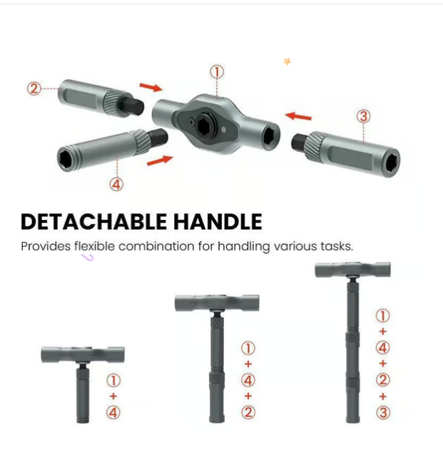 🔥Amazon original price $39.99🔥24 in 1 DlY Screwdriver Set Magnetic Compact and Portable Ratchet Screwdriver