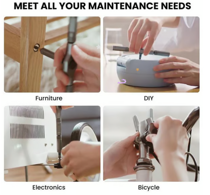 🔥Amazon original price $39.99🔥24 in 1 DlY Screwdriver Set Magnetic Compact and Portable Ratchet Screwdriver