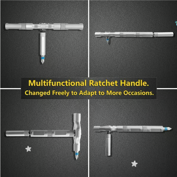 🔥Amazon original price $39.99🔥24 in 1 DlY Screwdriver Set Magnetic Compact and Portable Ratchet Screwdriver