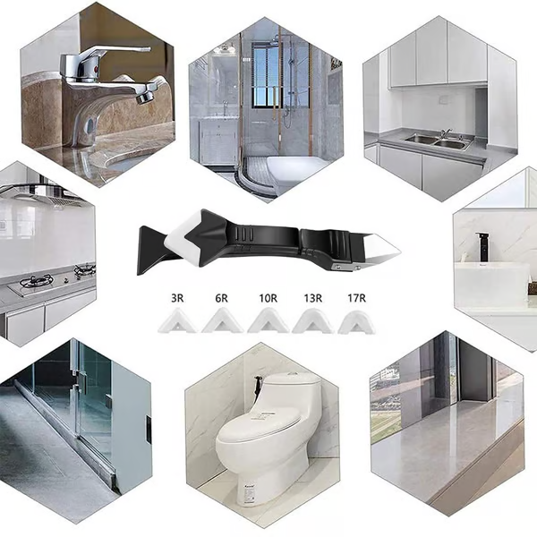 11Pcs 3 in 1 Silicone Caulking Tools